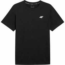 4F Ανδρικό Αθλητικό T-Shirt Μαύρο 4FWMM00TTSHM3341-20S