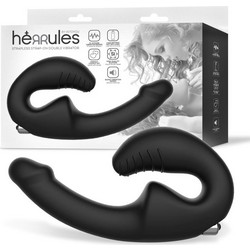 IntoYou Herrules Strapless Strap On με Δόνηση Μαύρο HR-369