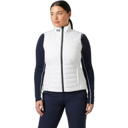 Helly Hansen Insulator 2.0 Αμάνικο Αθλητικό Γυναικείο Μπουφάν Puffer Κοντό Αδιάβροχο Λευκό 30240-001