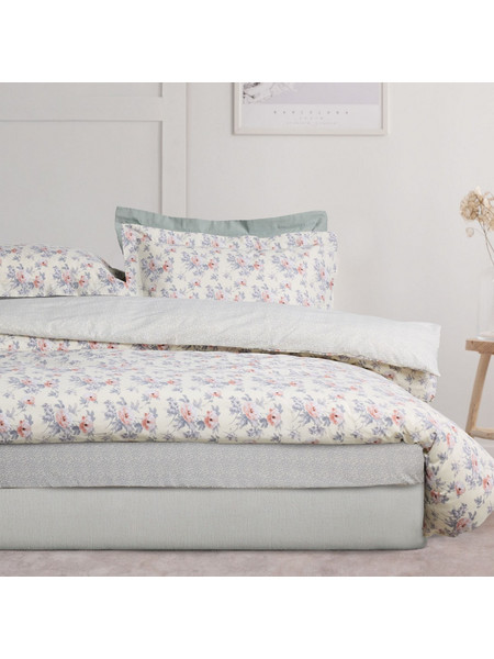 Das Home Σετ Σεντόνια Υπέρδιπλα με Λάστιχο 170x200+35 Casual 5442 Grey Ivory