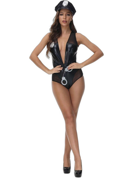 Kinksters Sexy Στολή Αστυνόμος Μαύρη 6427885010131