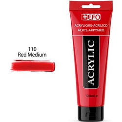 EFO 110 Red Medium Ακρυλικό Χρώμα Ζωγραφικής 120ml