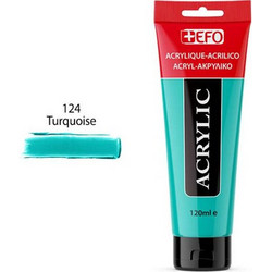 EFO 124 Turquoise Ακρυλικό Χρώμα Ζωγραφικής 120ml
