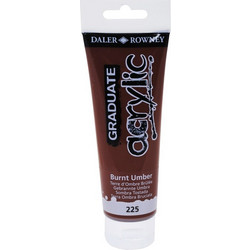 Daler-Rowney 225 Burnt Umber Ακρυλικό Χρώμα Ζωγραφικής 120ml