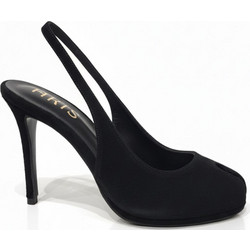 Iris Bueno Γόβες Slingback με Τακούνι Στιλέτο με Φιάπα Μαύρες