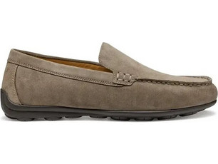 Geox Spherica A Ανδρικά Μοκασίνια Loafers Καστόρινα Λευκά U55HYA00022C1018
