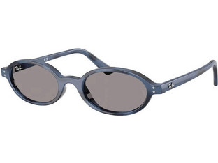 Ray-Ban RB4472 6855 Γυναικεία Γυαλιά Ηλίου Οβάλ Κοκάλινα Μπλε με Μαύρο Φακό