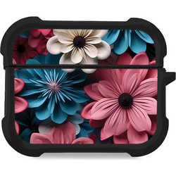Sonique 3D Flower Series Θήκη Σιλικόνης για Apple AirPods Pro 1 / 2 Ροζ 01