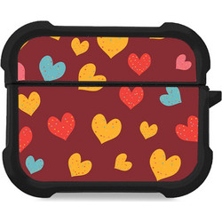 Sonique Heart Series Θήκη Σιλικόνης για Apple AirPods Pro 1 / 2 Μπορντό