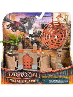 Spin Master How to Train Your Dragon Trial Of Flame Dragon Capture Playset Σετ Φιγούρες Δράσης για 4+ Ετών