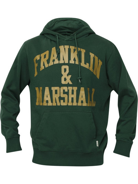 Franklin & Marshall Ανδρικό Φούτερ Fleece με Κουκούλα & Τσέπες Κυπαρισσί JM5010.000.2004P01-116