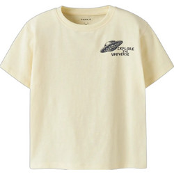 Name It Explore The Universe Παιδικό T-Shirt Κοντομάνικο Κίτρινο 13253647