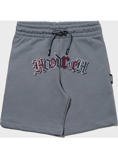 Hoodrich Παιδική Βερμούδα Υφασμάτινη Γκρι HJ01260025