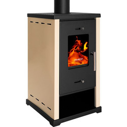 Prometey Eko Mini Ivory Ξυλόσομπα Αερόθερμη 6.4kW
