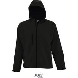 Replay Ανδρικό Μπουφάν Χειμωνιάτικο Softshell Μαύρο LV0690183