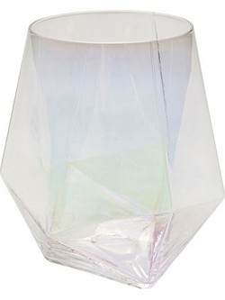 Kare Design Σετ Ποτήρι Νερού Γυάλινo Diamond 300ml