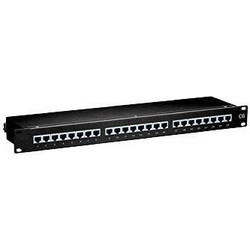 Equip 326424 Ethernet Patch Panel Rack 1U 19" 24 Θυρών Cat.6 Shielded FTP