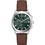 Guess Palmer Ανδρικό Ρολόι με Καφέ Δερμάτινο Λουράκι GW1049G1