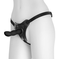 Crushious Snapper Harness Strap On με Dildo 12.5cm Μαύρο