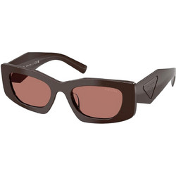 Prada PR03SD 27I80W Γυναικεία Γυαλιά Ηλίου Πεταλούδα Κοκάλινα Μαύρα με Καφέ Φακό