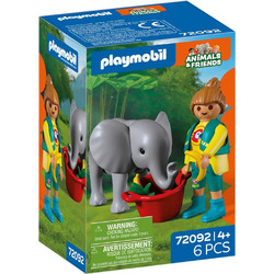 Playmobil Animals & Friends Μικρός Ελέφαντας & Επισκέπτης για 4+ Ετών 72092