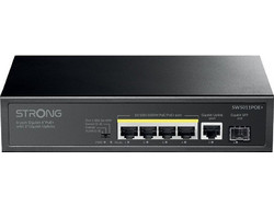 Strong SW5011POE+ Unmanaged L2 Switch με 5 Θύρες Ethernet 1000Mbps και 1 SFP θύρα