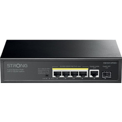 Strong SW5011POE+ Unmanaged L2 Switch με 5 Θύρες Ethernet 1000Mbps και 1 SFP θύρα