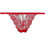 Elite Form Γυναικείο Sexy String με Δαντέλα Κόκκινο 728