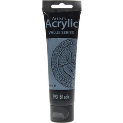 Phoenix 793 Lamp Black Ακρυλικό Χρώμα Ζωγραφικής 100ml