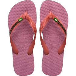 Havaianas Brasil Logo Ανδρικές Σαγιονάρες Αντιολισθητικές Φούξια 4110850-1105
