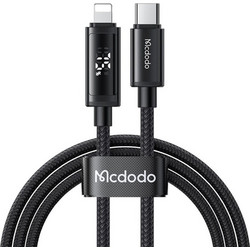 Mcdodo CA-7990 Braided USB-C to Lightning Cable 3W 1.2m Black