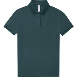 B&C Collection Γυναικεία Μπλούζα Polo Κοντομάνικη Amalfi Teal PW463