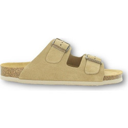 Plakton Γυναικεία Σανδάλια Suede Ανατομικά Εκρού 180010