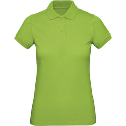 B & C Γυναικεία Μπλούζα Polo Κοντομάνικη Lime PW440