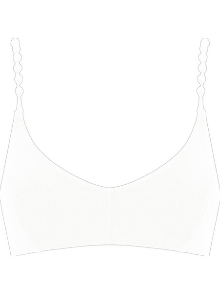Funky Buddha Bikini Top Μπουστάκι Εκρού FBL013-121-16T