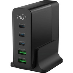 Ansmann DC5140PD Βάση Φόρτισης με 2 Θύρες USB-A & 3 Θύρες USB-C 140W Quick Charge 3.0 & Power Delivery