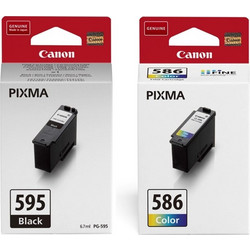 Canon PG-595 CL-586 Black & Color Πακέτο 2 Μελανιών Εκτυπωτή Inkjet 7171C004