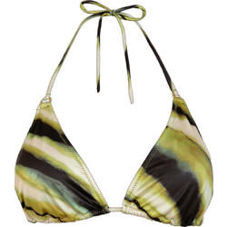 Rock Club Lagoon Bikini Top Τριγωνάκι Lime Μαύρο BP-2482-335
