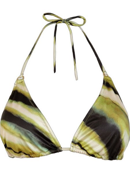 Rock Club Lagoon Bikini Top Τριγωνάκι Lime Μαύρο BP-2482-335