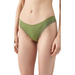 Minerva Rio Fimelle Elegance Γυναικείο Slip με Δαντέλα Χακί 90-81634-056