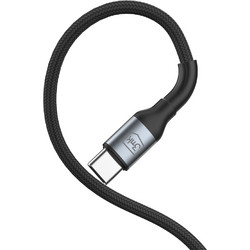 3mk Braided USB-A to USB-C 18W 1m Black 5903108680318