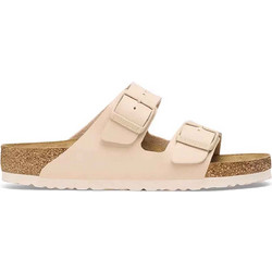 Birkenstock Arizona Δερμάτινα Γυναικεία Σανδάλια Ανατομικά Nude 1027721