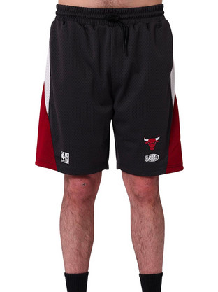 Mitchell & Ness Αθλητική Ανδρική Βερμούδα Μαύρη MNCG4178