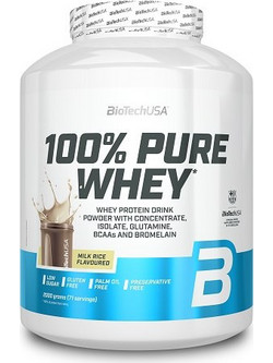 Biotech USA 100% Pure Whey Rice Pudding Πρωτεΐνη Ορού Γάλακτος Γράμμωσης Χωρίς Γλουτένη 2kg
