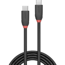 Lindy 36905 USB-C to USB-C 0.5m Black
