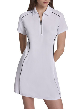 DKNY Mini Καλοκαιρινό Καθημερινό Φόρεμα Λευκό DP6D4941-WHB