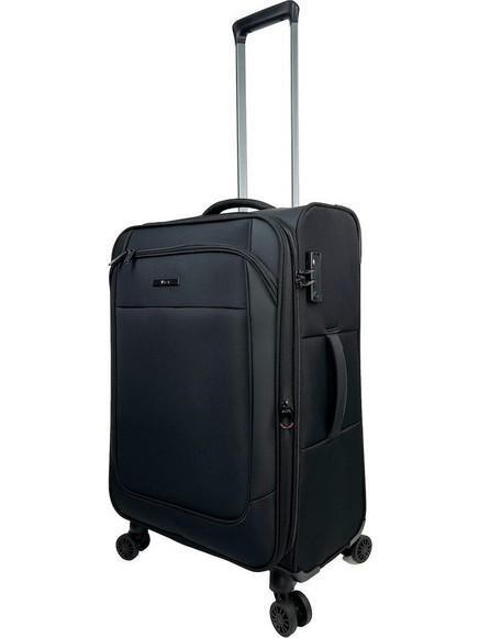 RCM 214 Βαλίτσα Καμπίνας 66x42x24cm με 4 Ρόδες Μαύρη