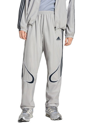 Adidas Teamgeist Ανδρικό Παντελόνι Φόρμας με Λάστιχο Γκρι KD5864