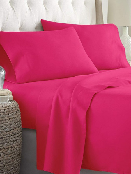Sunshine Home Σετ Σεντόνια Υπέρδιπλα Βαμβακερά 235x270 Feelings 25 Fuchsia