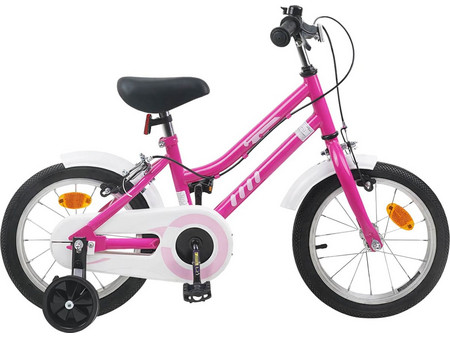 vidaXL 42009233 Παιδικό Ποδήλατο Πόλης 12" Ροζ Λευκό